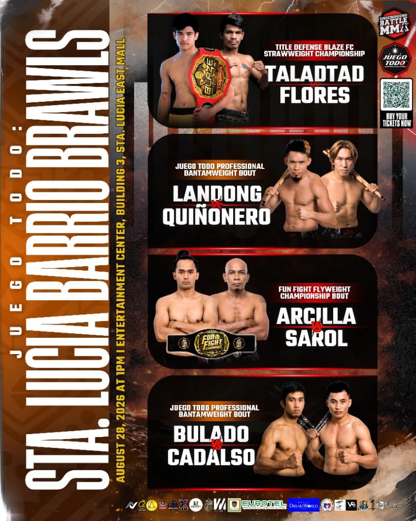 UGB46 Sta. Lucia Barrio Brawls official event poster